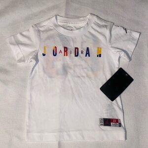 Jordan White T-Shirt Size Kids 2T